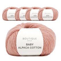 쎄비 베이비 알파카 코튼 모헤어실 5p, 207 피치핑크