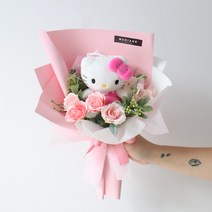모리앤 비누꽃 산리오 인형꽃다발, 헬로키티