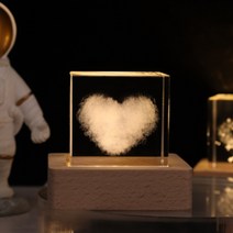 PEACH 큐브 인테리어 조명 무드등, 하트