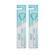 미빌 입냄새 백태제거 혀 클리너 블루, 2개