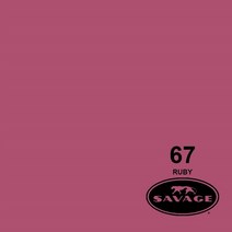 세비지 종이 롤 배경지 HALF, 67-1253(67 Ruby), 1개