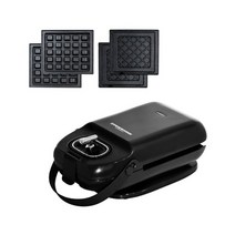 키치니스 샌드위치 와플메이커 Black, KR-SM305B