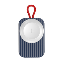 ROCK 마그네틱 애플워치 휴대용 무선 충전기 USB A, 블루