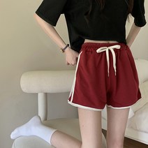 레몬소울 여성용 자꾸만 사이드 라인 밴딩 반바지