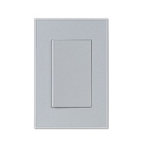 제일ELC 1로 1구 스위치 화이트 + 실버, 1개