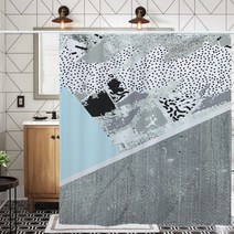 카리스 삼각 유니크 디자인 샤워커튼 A07 200 x 200 cm, 1개