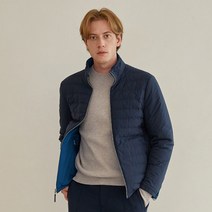 마에스트로 남성용 DoubleFace 리버시블 구스다운 겨울 점퍼 MAJU1D803