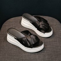 여성용 하이 웨지힐 슬리퍼 GH35_RD_982