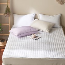 지베딩 브래드 M2 마이크로화이바100 침대패드겸카페트, 화이트