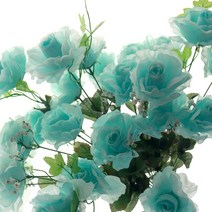 다우에프앤지 조화 성묘꽃 새순장미 12대 2p, 11.새순장미 12대 민트 (2입)