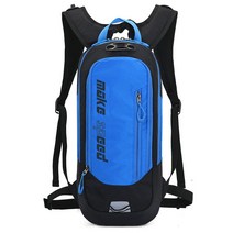 메이크스피드 3D 헬멧거치용 자전거백팩, 블루