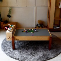 자작나무 좌식 멀티형 레고 / 색칠 테이블, 혼합색상