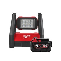밀워키 18V LED 프리미엄 작업등 베어툴 M18 HAL 0 + 5.0Ah 배터리 M18 B5, 1세트