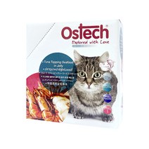오스테크 캣 울트라 젤리 파우치 70g, 12개, 참치 + 해산물 혼합맛
