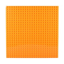 토이다락방 레고듀플로 옥스포드 호환 놀이판 24 x 24 칸 38 x 38cm, 주황