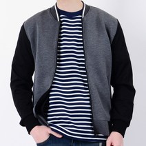 타운클로 남성용 요꼬배색 블루종