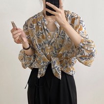 포플러앤씨 여성용 오차드 헨리넥 셔츠