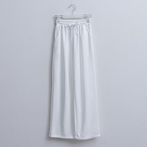 whomoon 여성용 와이드 핏 밴딩 팬츠 #79322