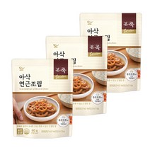 본죽 아삭 연근조림, 80g, 3개