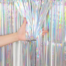 피앤비유니티 파티커튼, 레이저 실버, 4개
