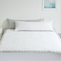 슬립앤슬립 바디필로우 냉감쿠션커버, 화이트