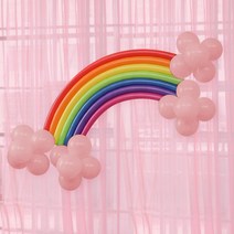 마켓감성 무지개 구름 풍선 파티 패키지, 타입3, 1세트