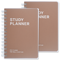 뭉구 5000 PP 데일리 스터디 플래너 2p, BROWN