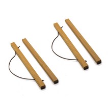 한수오 북유럽 인테리어 우드족자 2p + 꼭꼬핀 2p 세트, 모카우드