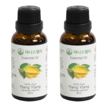 쟈니스헬리 아로마 에센셜 일랑일랑 오일, 30ml, 2개