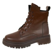 레더 스트릿 패션 여성 캐주얼 부츠 마틴 부츠 PRDS189