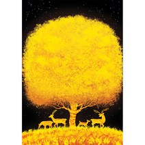 황금 나무 직소퍼즐 AL3022, 1000피스, 혼합색상