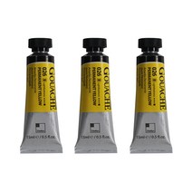 신한화구 전문가 과슈 3p 퍼머넌트 옐로 B, 15ml, 1색