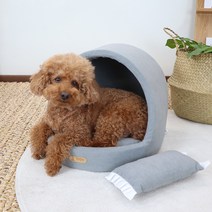 개과천선 강아지 케이브 동글이 하우스, 그레이