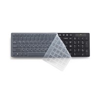 AVEO USB 슬림 키보드 2 + 키스킨, 블랙(키보드), JK-520V, 일반형