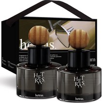 헤트라스 차량용 디퓨저 60ml x 2p 리본끈 선물세트, 2개입, 북스토어향