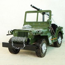 탑시가 TCR 인테리어소품 레트로 미국 지프모형 오브제, 혼합색상
