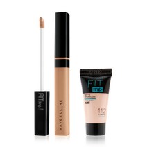 메이블린 핏미 컨실러 7ml + 미니 파운데이션 5ml 세트, 35 딥(컨실러), 랜덤발송(파운데이션), 1세트