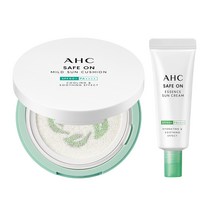 AHC 세이프온 마일드 선쿠션 25g +세이프온 에센스 선크림 20ml 세트, 20g, 1세트