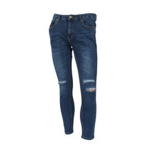 엣지애 남성용 스판 패션 스크래치 청바지 MCPJU8040S1