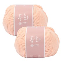 브랜드얀 동화 뜨개실 2p, 살구, 170m