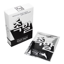 발 보습 시트팩 각질제거 촉촉한 발팩, 5개입, 1개