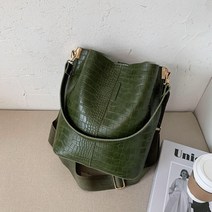 모던 카페컬러 버킷 숄더백