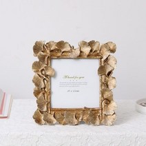 제이은 빈티지 은행나무잎 액자프레임, 정사각형