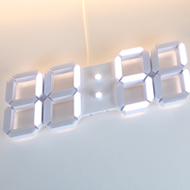 로이레트니 무드 PLUS 3세대 LED 벽시계 6.6m, 화이트 무드