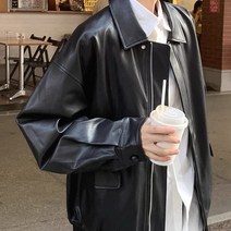 아이엠몽 여성용 르론 레더 라이더 자켓 상품 사진