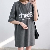 스타 체형 커버 라운드넥 수유 임부 반팔 티셔츠