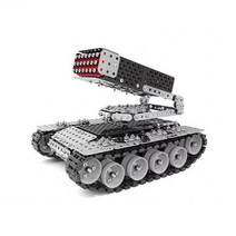 순잠 스테인리스 모형 조립 세트 로켓포 탱크, 혼합색상