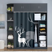 알럽홈 유니크 럭셔리 캐비닛 커튼