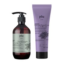 플루 테라피 바디워시 바질 유칼립투스 500g + 로션 베르가못 라벤더 200ml, 1세트