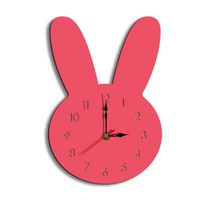 가팡 캐릭터형 무소음 벽시계 CLOA024, 핑크 01번